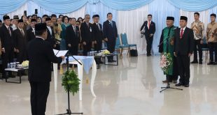 Hadiri Pelantikan Sekprov Tahlis Galang, Ini Harapan Bupati Bolsel