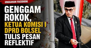 Genggam Rokok Usai Hadiri HUT RI ke-81, Ketua Komisi I DPRD Bolsel Tulis Pesan Reflektif