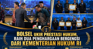 Bolsel Ukir Prestasi Hukum, Raih Dua Penghargaan Bergengsi dari Kementerian Hukum RI
