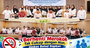 Berhenti Merokok Tak Cukup dengan Niat, Dinkes Bolsel Siapkan Pendamping Profesional