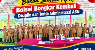 Bukan Sekadar Apel, Bolsel Bongkar Kembali Disiplin dan Tertib Administrasi ASN