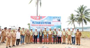 Groundbreaking KNMP 2026 Dimulai, Iskandar Kamaru Dorong Enam Desa Pesisir Bolsel Menuju Kesejahteraan